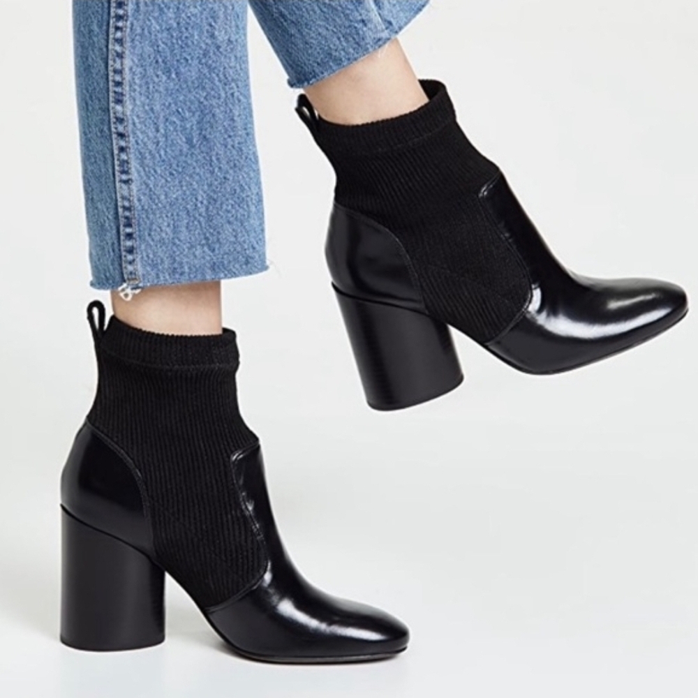 Tory Burch rowen 90mm bootie black size 8